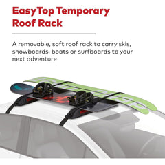 Yakima EasyTop padded surface protects equipment during transport.