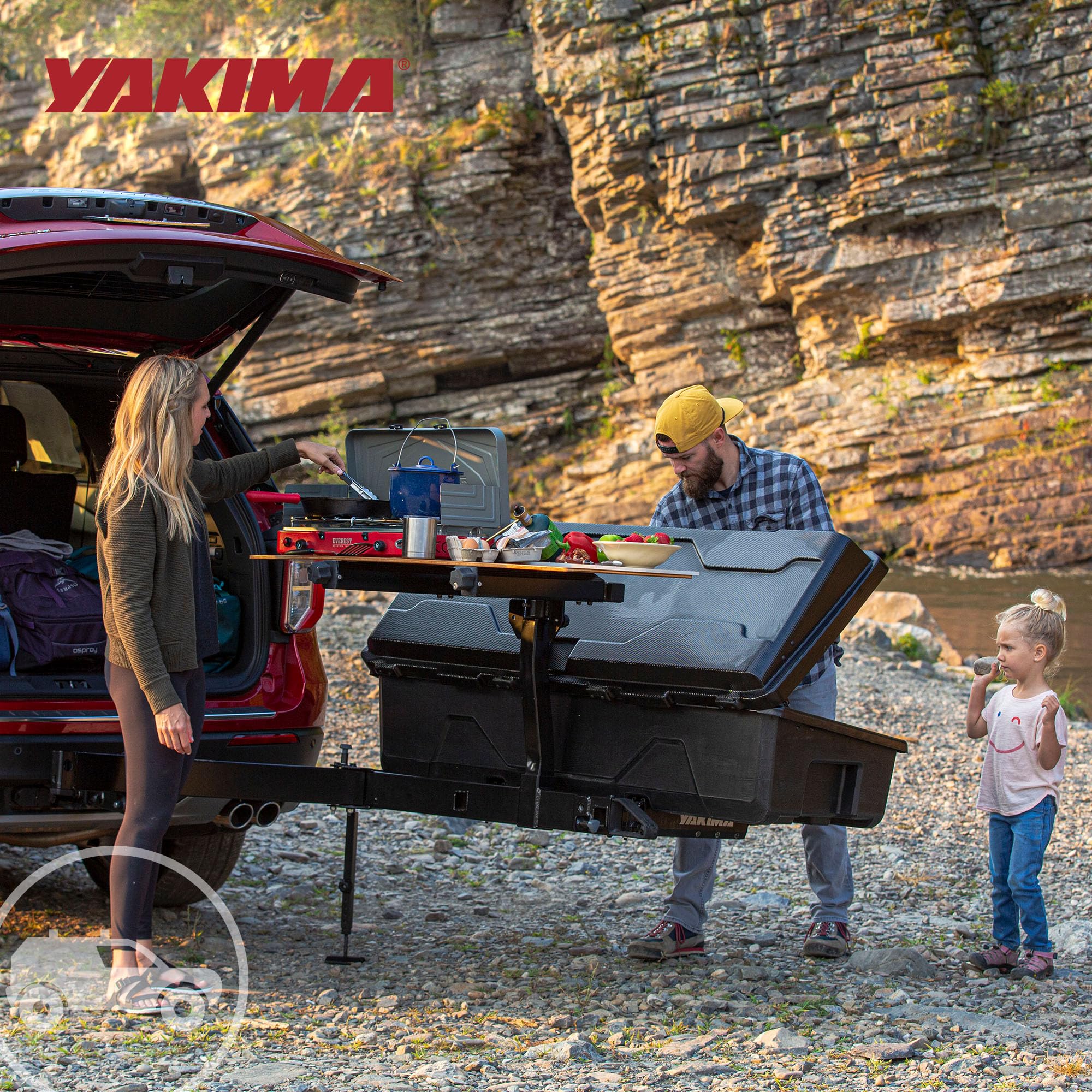 Black finish detail on Yakima LitKit showing durability