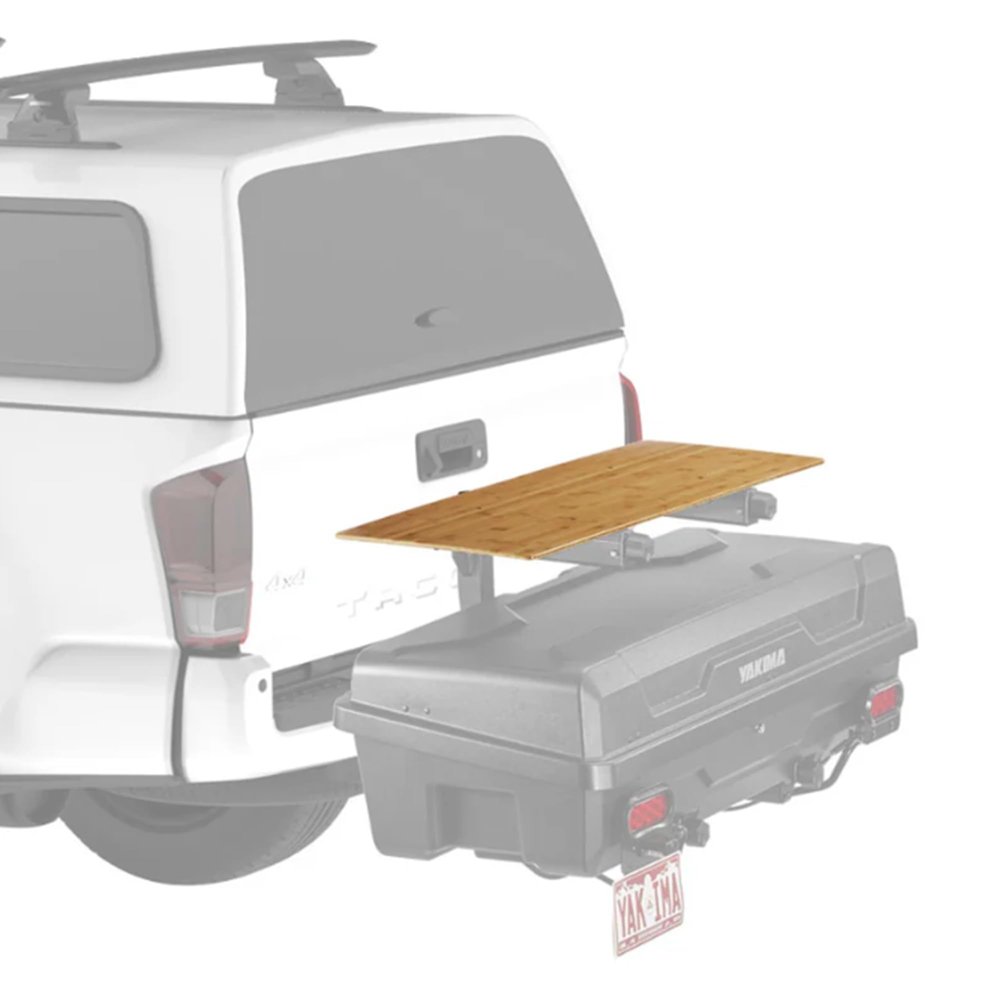 Yakima EXO TopShelf base mount enables easy installation for outdoor meals.