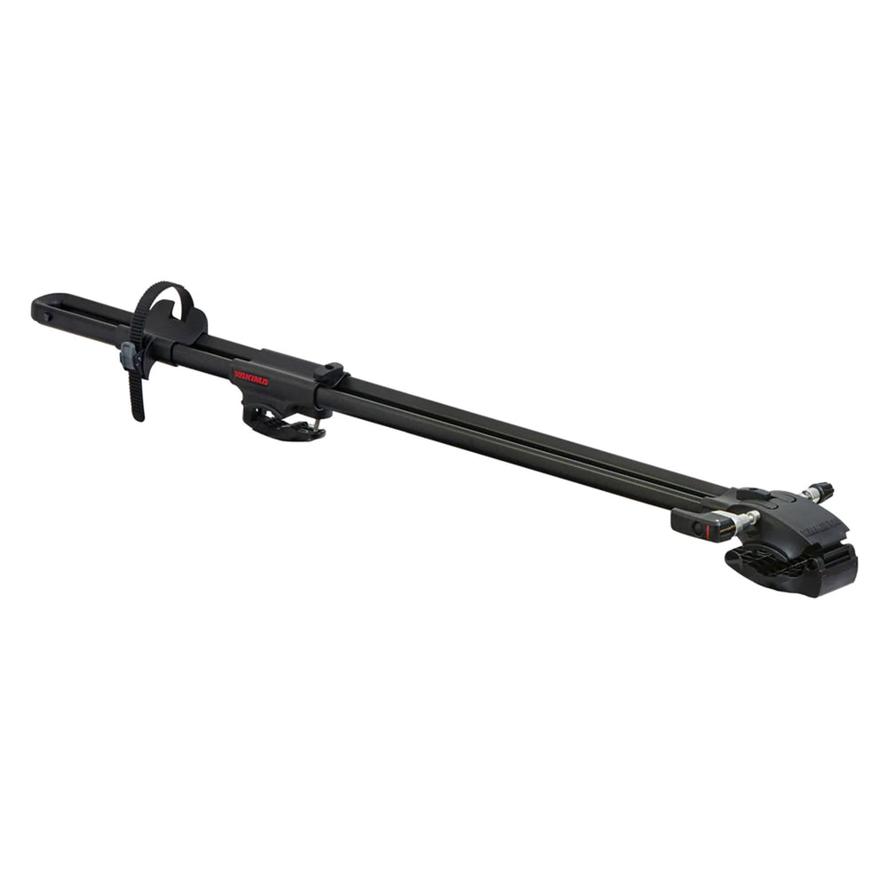 Yakima ForkLift overview on roof showing easy transport for weekend rides
