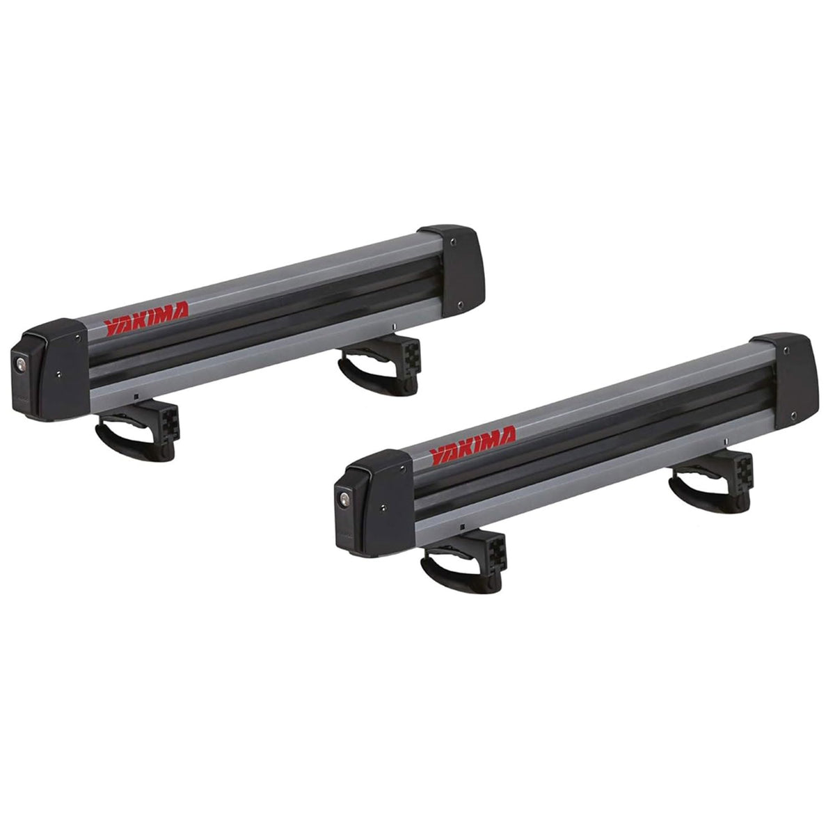 Yakima FreshTrack mounted on a roof rack ready to haul skis