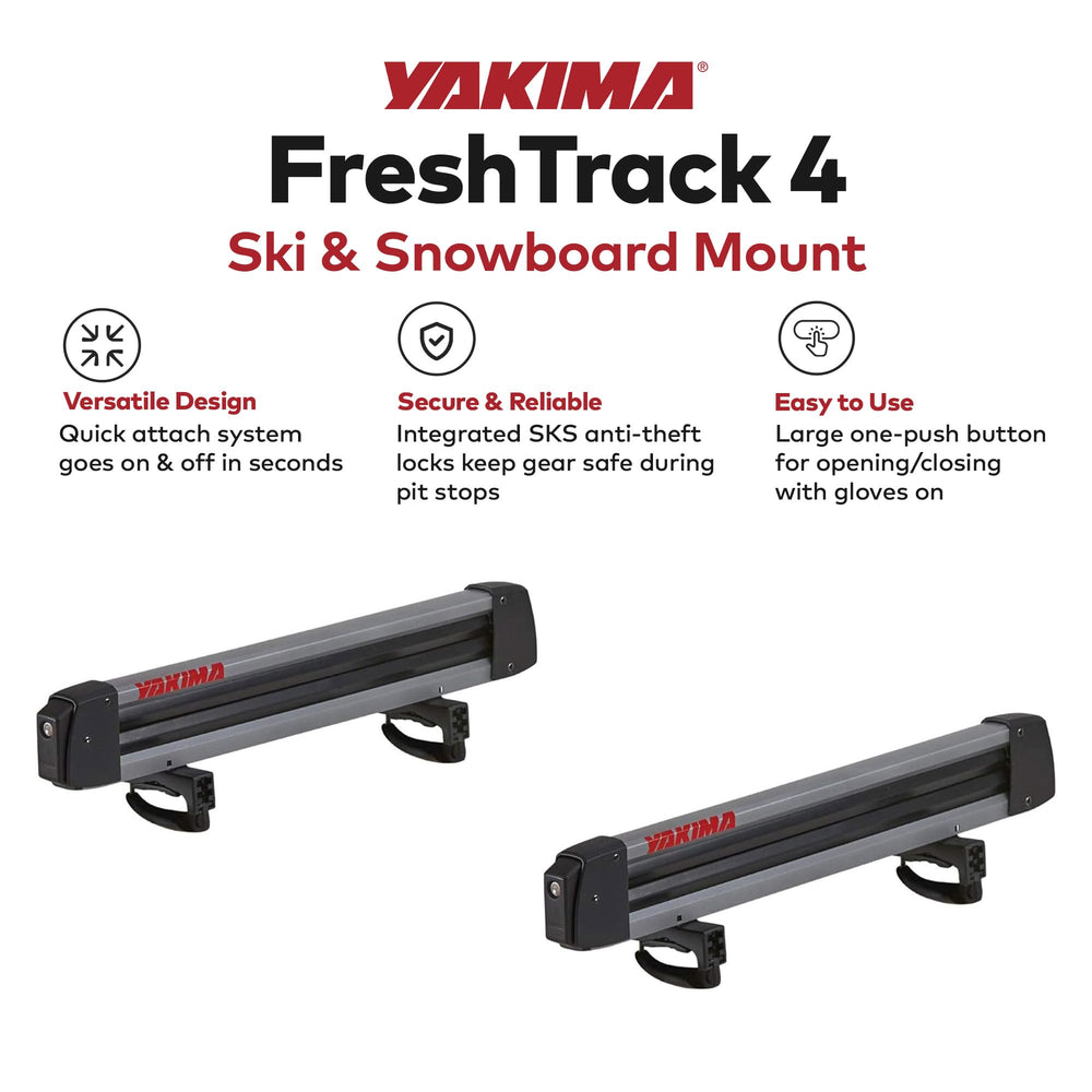 FreshTrack 4 carries up to four skis for quick mountain adventures