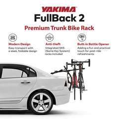 Yakima Fullback carrying two bikes for family trips
