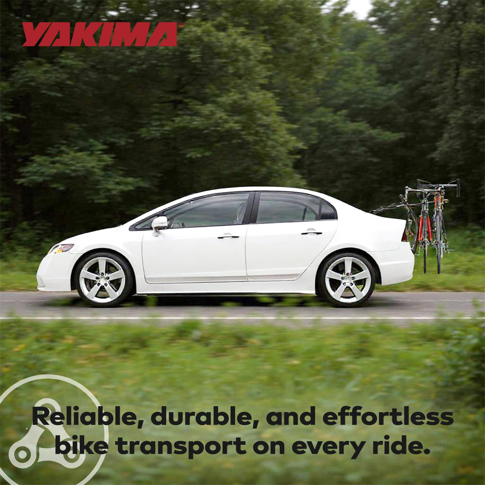 Yakima Fullback 4-strap attachment keeps bikes secure in transit