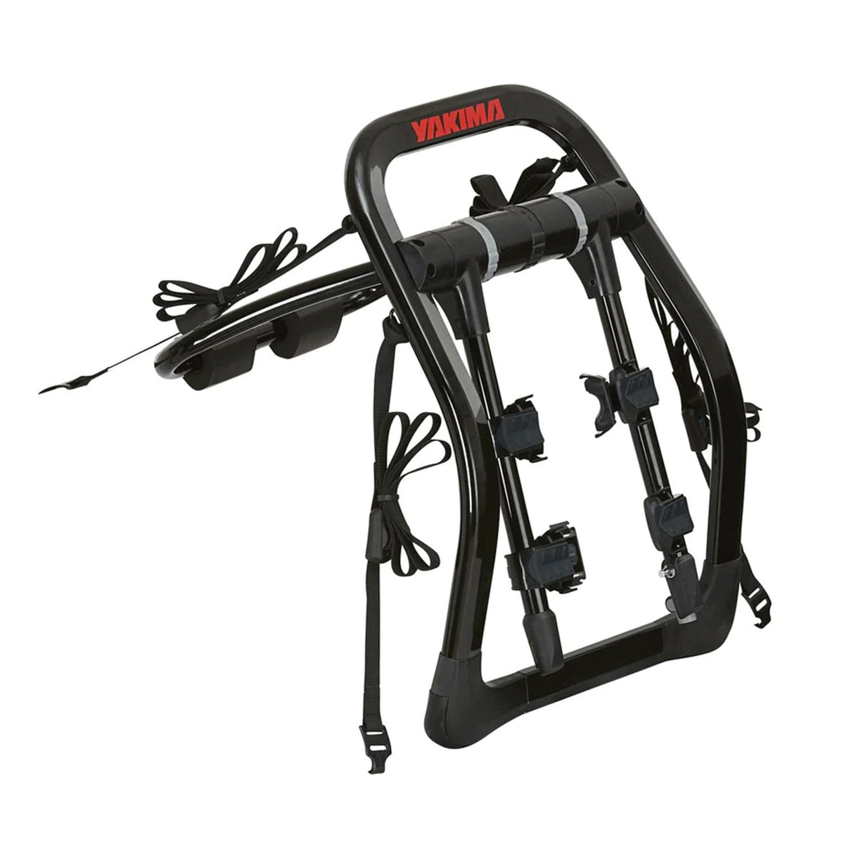Yakima Fullback trunk-rack installation on car for quick, tool-free setup