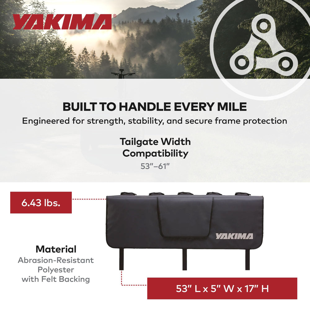 Yakima Gatekeeper SitTight cradles reduce bike-to-bike contact during transit.