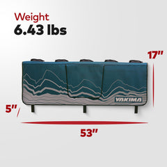 Yakima GateKeeper close-up cradles highlight SitTight stability on rough roads