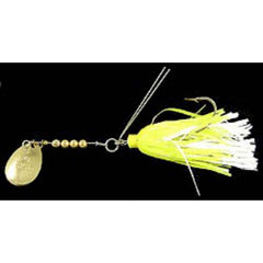 Yakima Hildebrandt Snagless Sally 3/8 oz gold blade gliding through heavy cover.