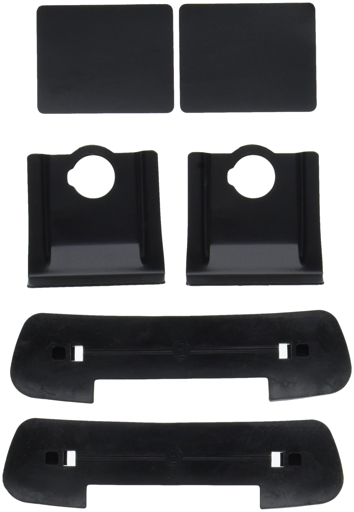 Yakima Q-95 clip close-up showing secure mount for Q Tower roof rack