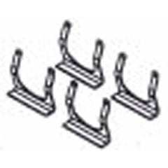 Yakima Q Tower lock fastener set with retaining clips for secure roof rack assembly.