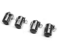 Yakima Q Tower lock housing set for secure four-tower mounting; SKS cores sold separately.