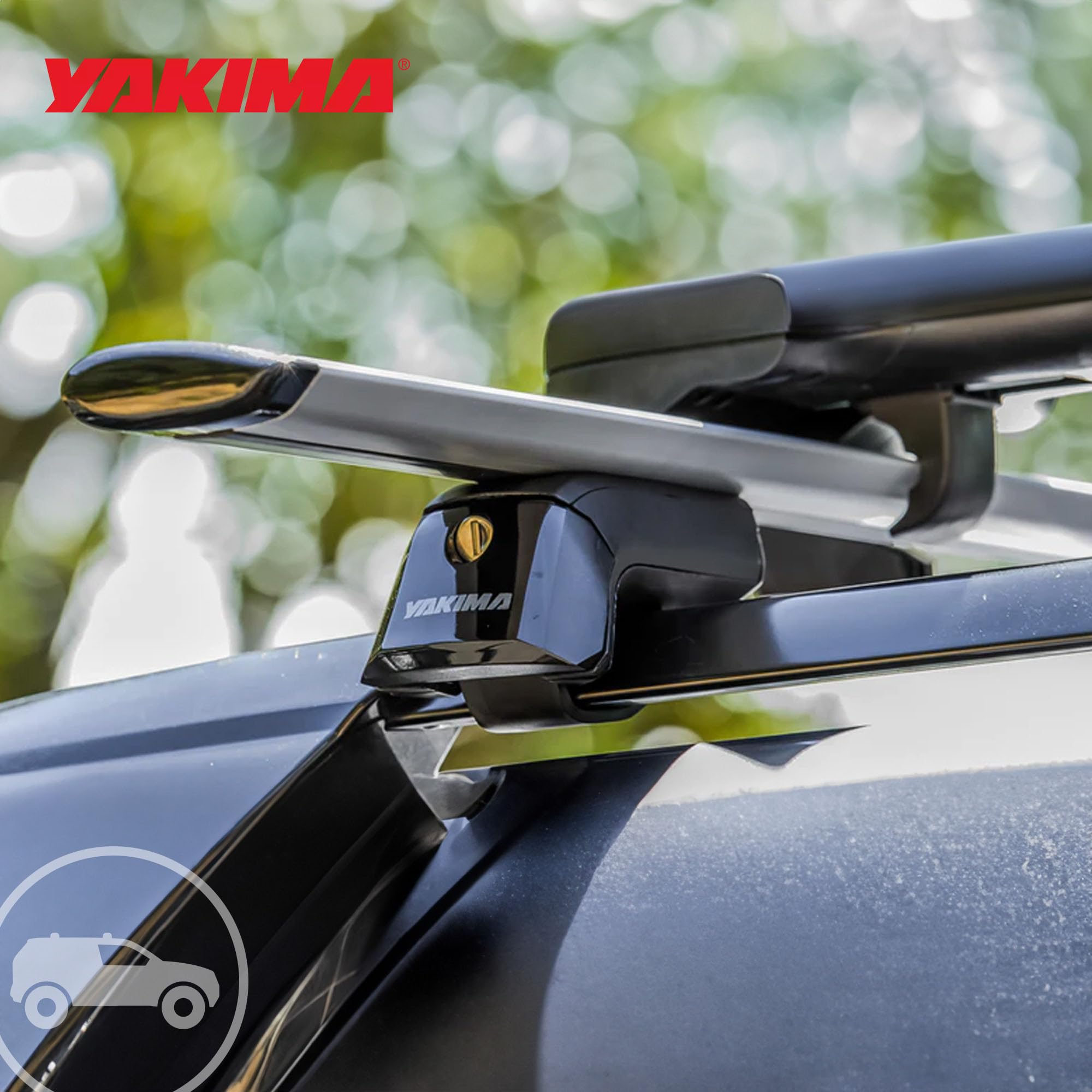 Effortless compatibility with all lockable Yakima products shown.
