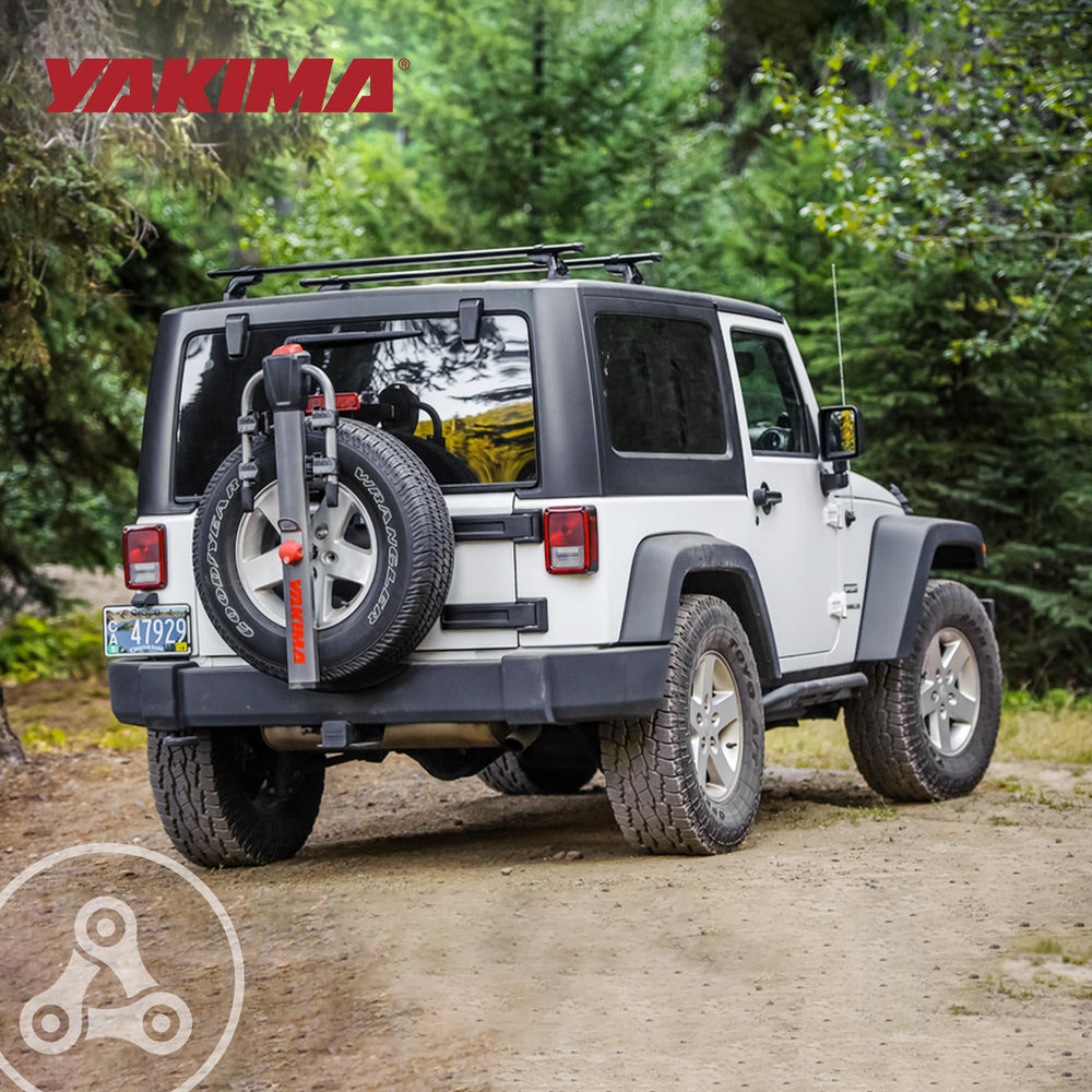 Yakima SpareRide steel construction offers long-lasting durability