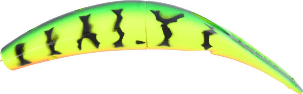 Yakima Spin-N-Fish 2.0 Fire Tiger UV plug with easy-fill bait chamber for trolling.