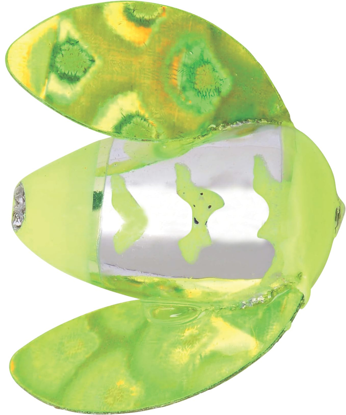 Yakima Spin-N-Glo 4 Double Trouble Chartreuse UV lure for salmon and steelhead versatile fishing