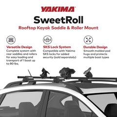 Yakima SweetRoll padded-protection guards the hull from scratches and dings.