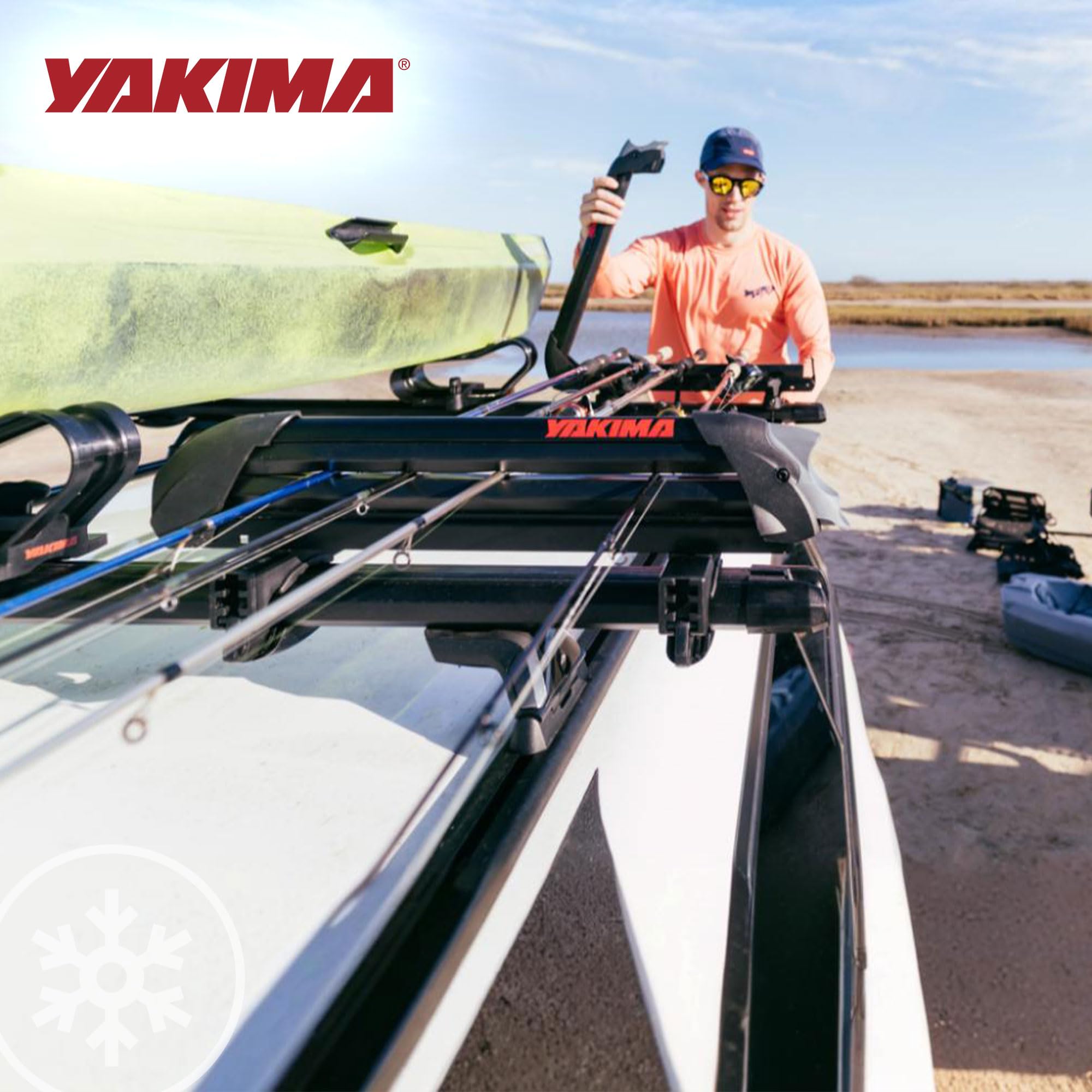 Universal mounting hardware for Yakima crossbars