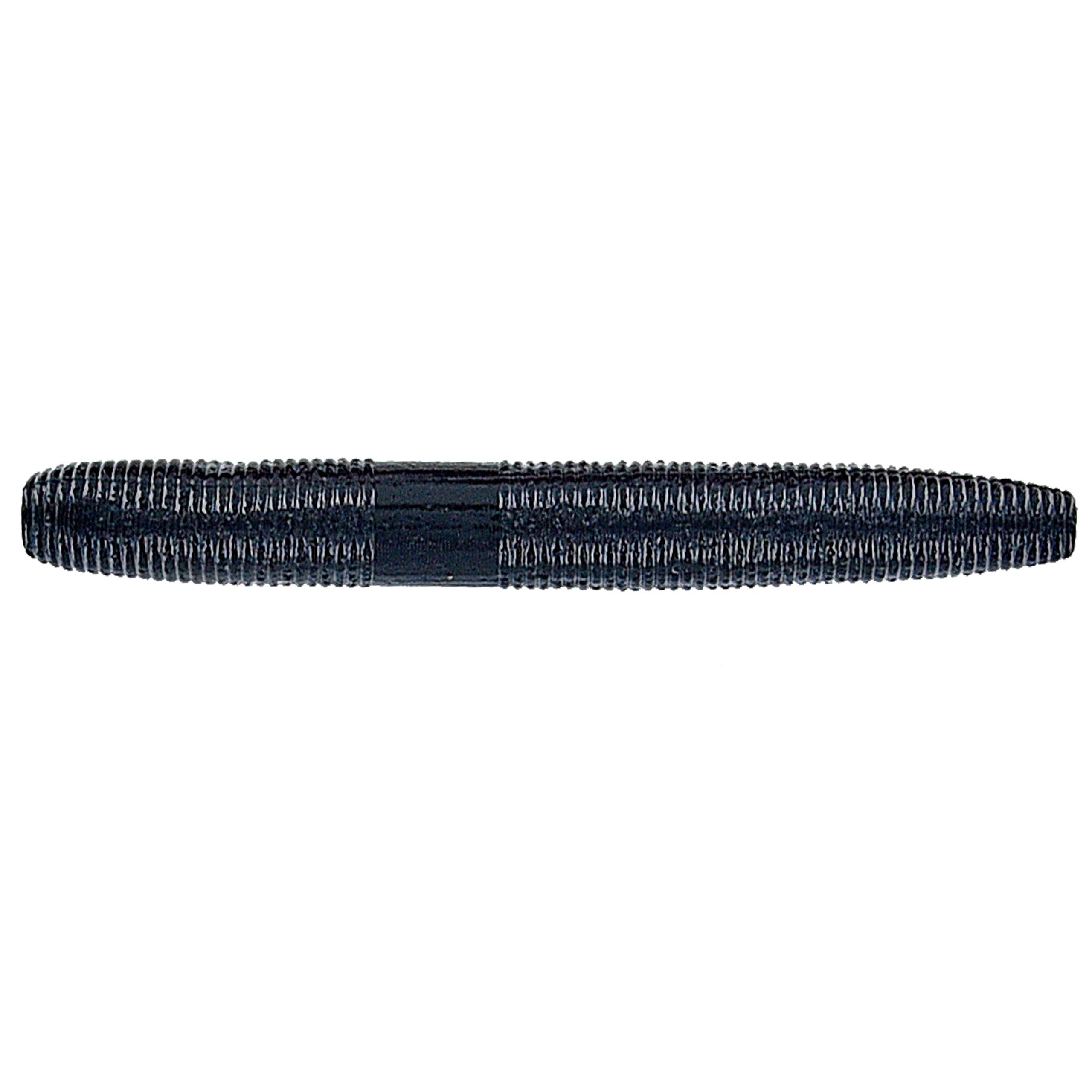 Yamamoto 3'' Fat Senko Black NF front view, a versatile soft bait for multiple rigging styles.