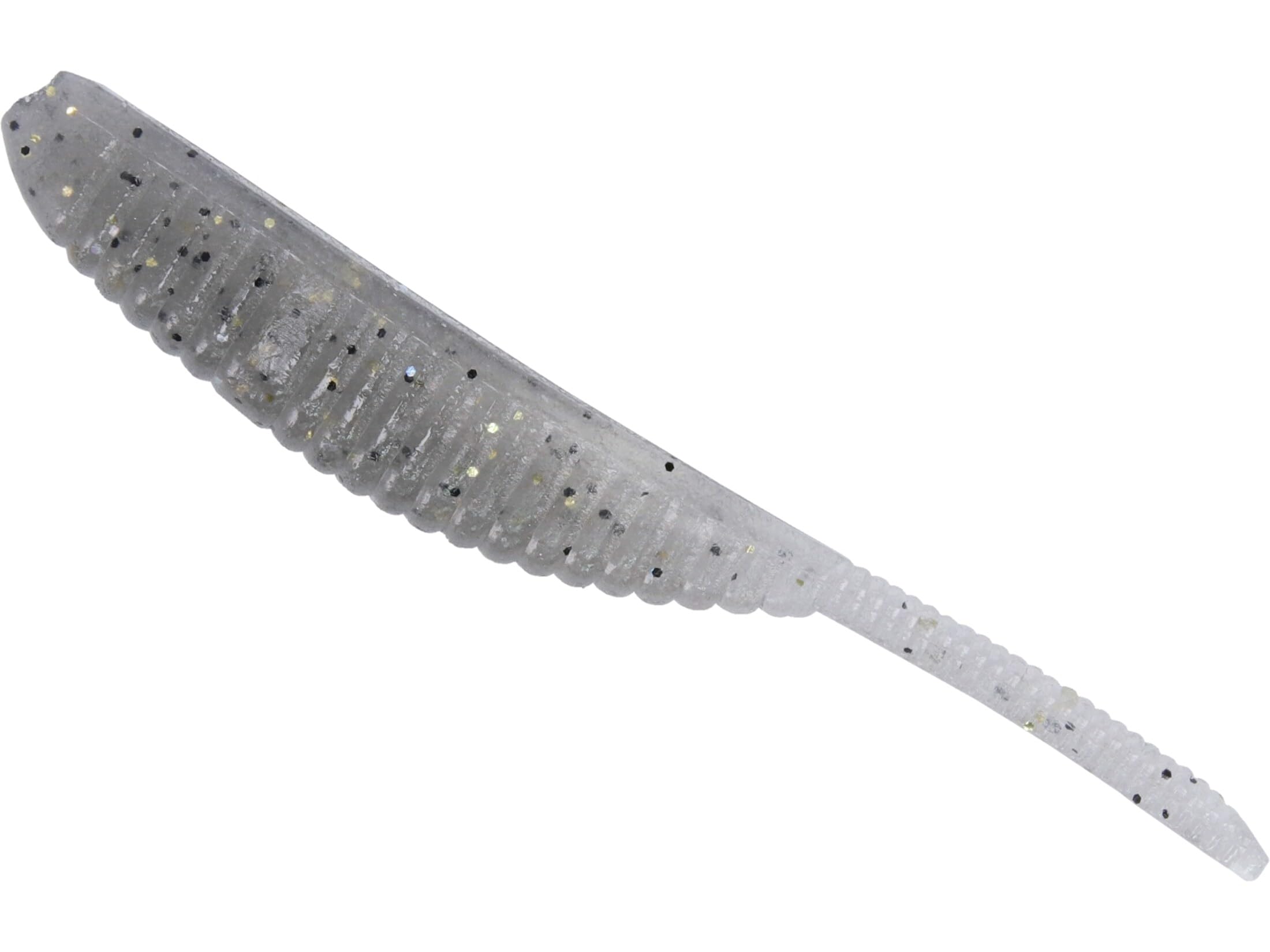 Yamamoto 3in Shad Shape Worm in Natural Shad for lifelike action and finesse fishing