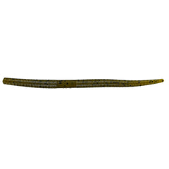 Yamamoto 5in Thin Senko Green Pumpkin with Large Black Flake for finesse fishing