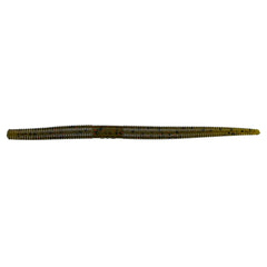 Gary Yamamoto 5-Inch Thin Senko Green Pumpkin Red for finesse fishing and versatile rigs.