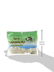 Yamamoto 5inch grub action close-up shows tail curl and vibration