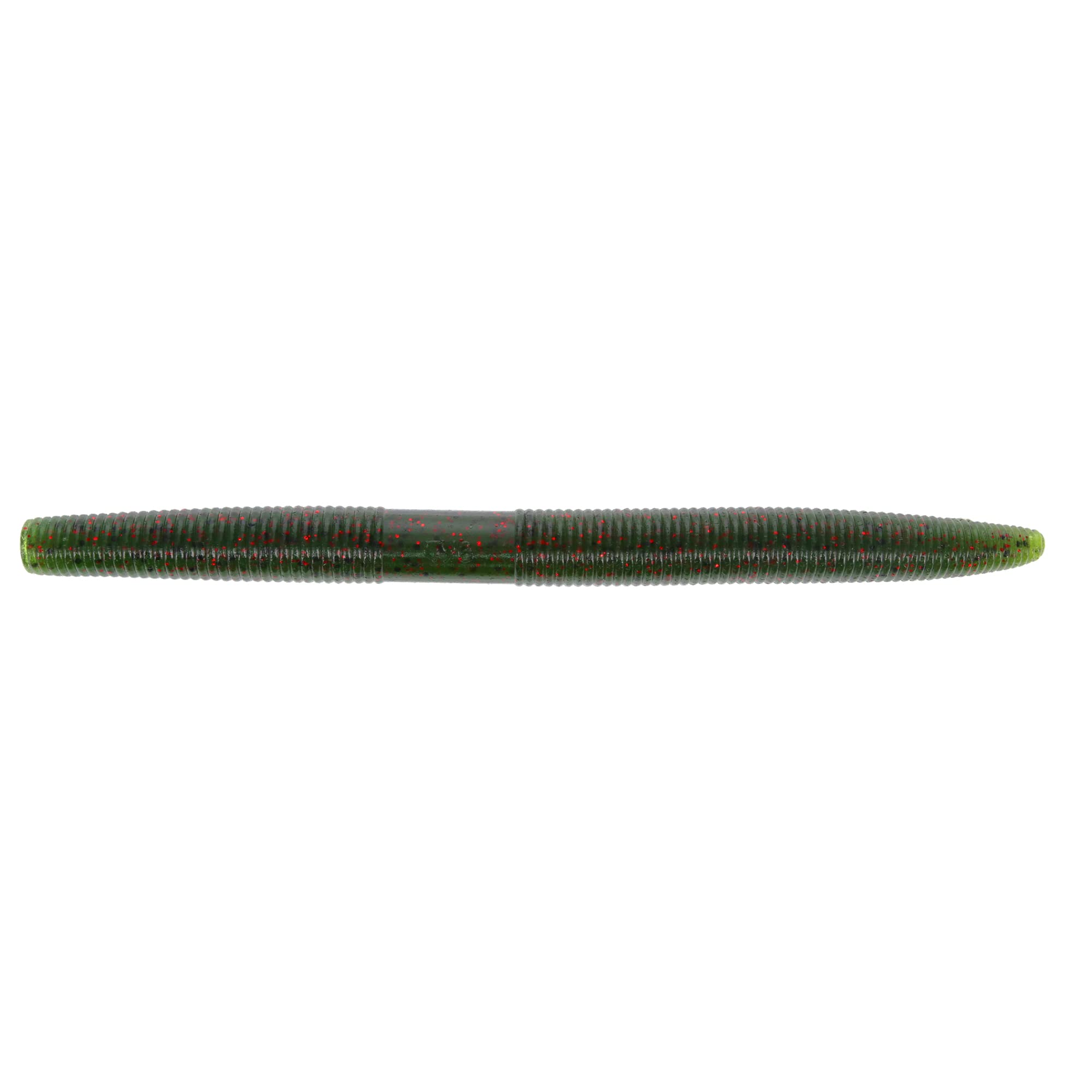 Yamamoto 7-inch Senko Watermelon with Black & Red Flake, versatile for Texas rigs and wacky presentations