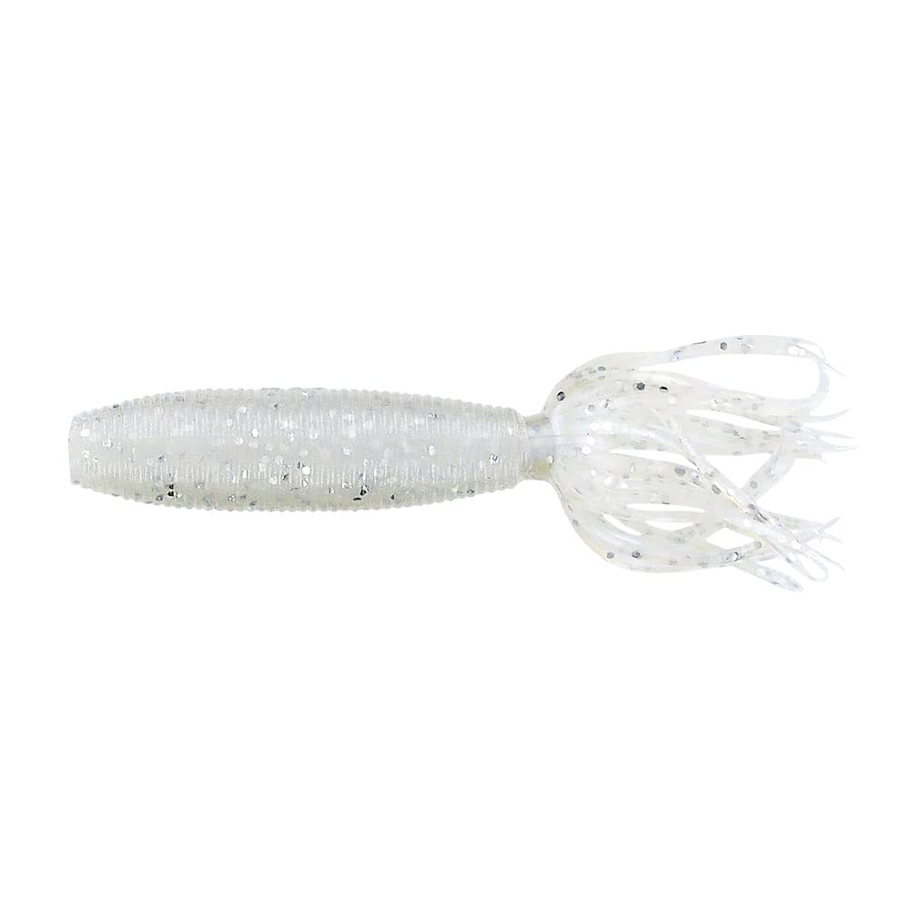 Yamamoto Fat Ika 4in Blue Pearl with Large Silver for precise flipping and enticing bites