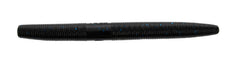 Yamamoto 5-inch Fat Senko in black with blue flake for versatile bass fishing