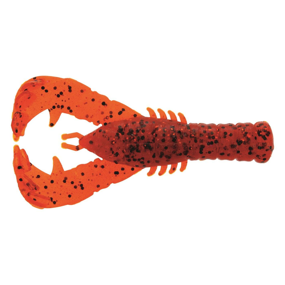 Yamamoto Fire Craw 4-inch side view with floating claws and paused action