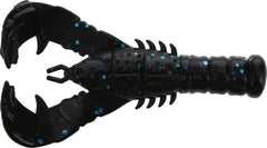 Gary Yamamoto Yama Craw in black with blue flake, ideal jig trailer for slow, natural action