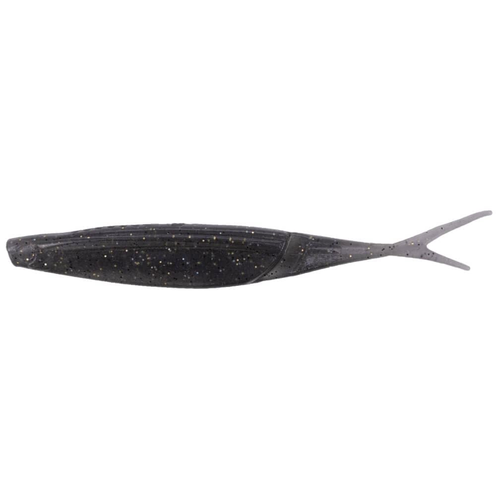 Yamamoto Hinge Minnow in natural shad color, showcasing rolling action to attract bites.