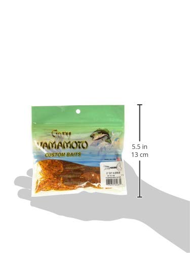 Yamamoto Hula Grub with free-flowing tentacles showing lifelike movement for rigs