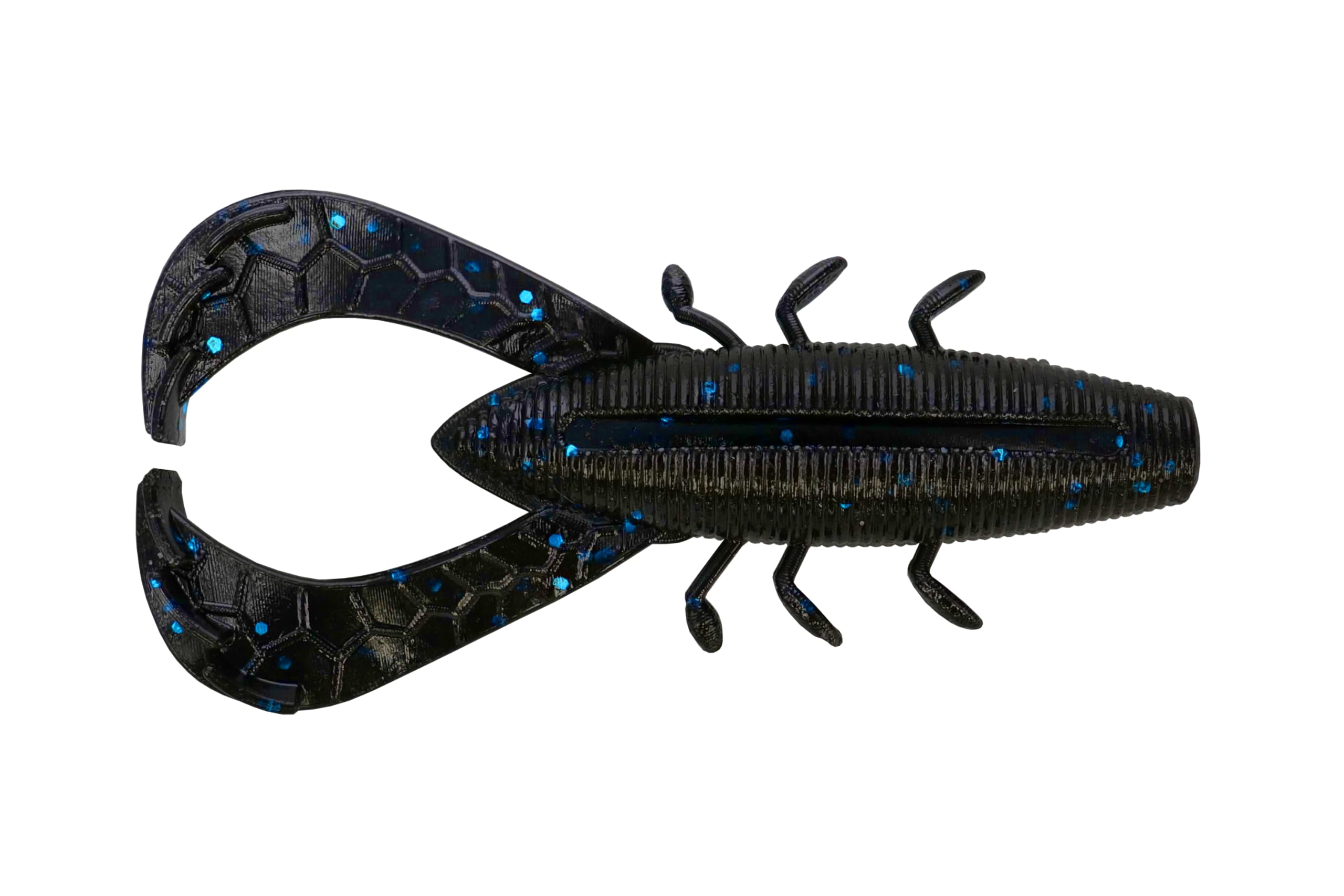 Yamamoto Nuki Bug 3.5-inch with black blue flake shows lifelike action for finesse bass fishing
