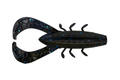 Yamamoto Nuki Bug 3.5-inch with black blue flake shows lifelike action for finesse bass fishing
