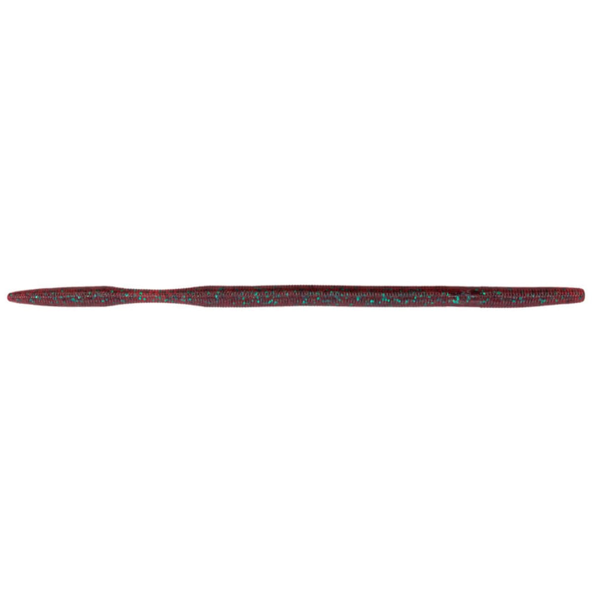 Yamamoto OKI Worm 10in Floater Redbug showing lifelike action for bass.