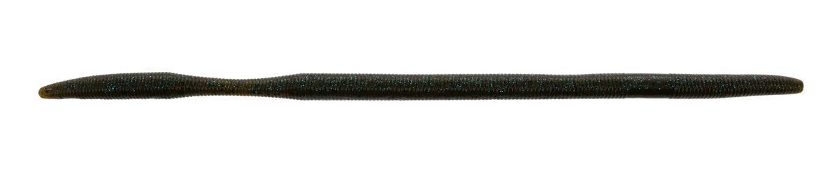 Yamamoto Oki worm floater in green pumpkin blue, ideal for vertical presentation and bass fishing