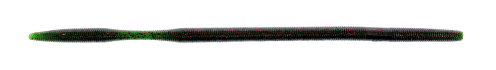 Yamamoto Oki Worm Floater Watermelon Black Red enhances vertical visibility on standup jig heads