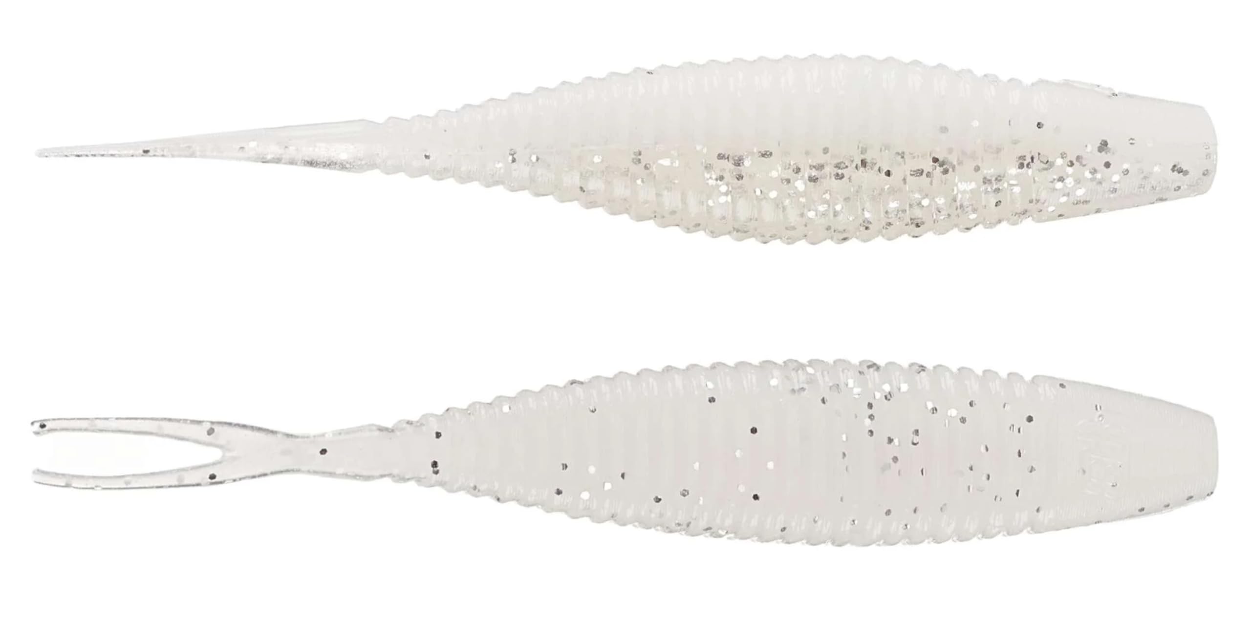 Yamamoto Scope Shad/Sight Flash 3in enhances visibility and attracts bass in visual feeding scenarios
