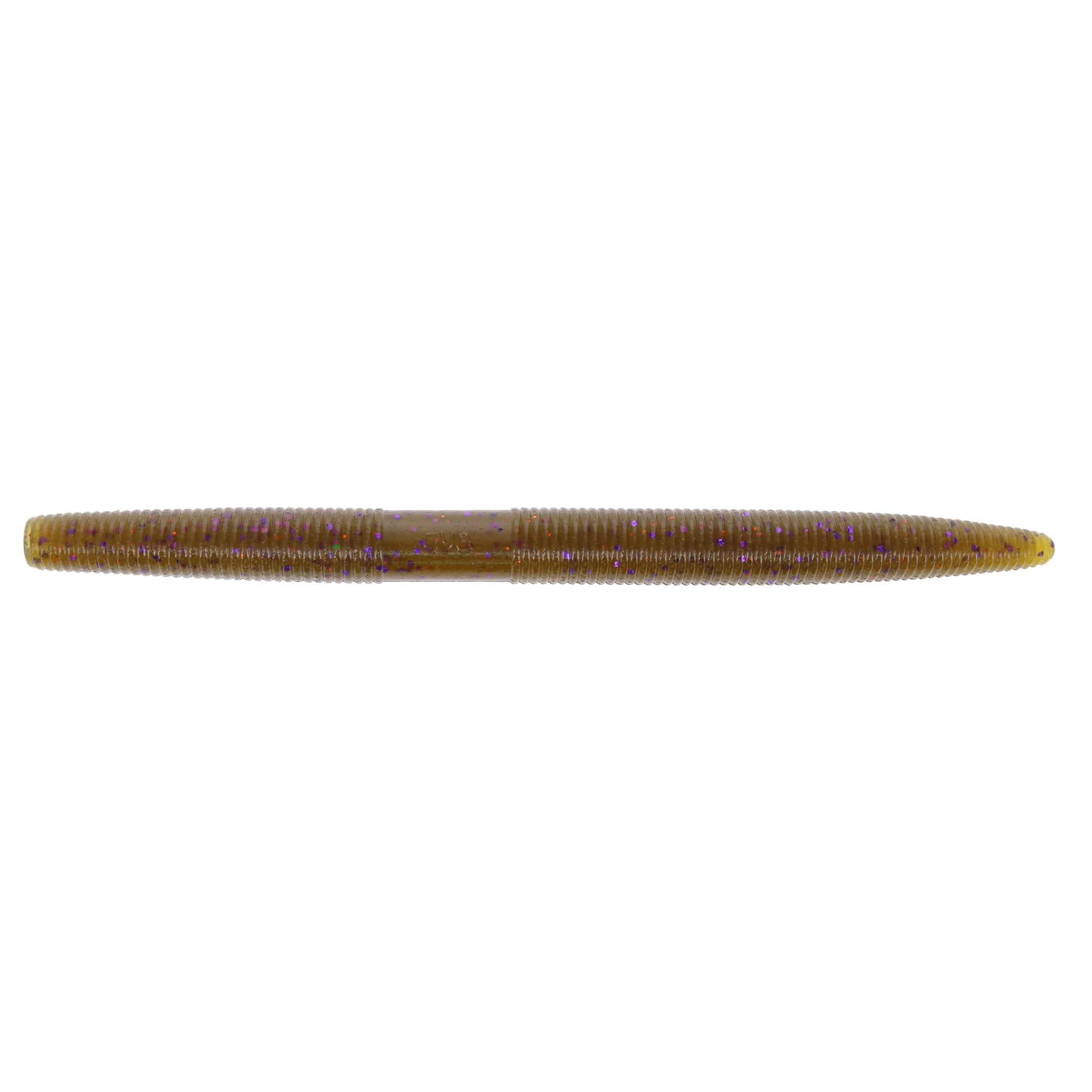 Yamamoto Senko 7in green pumpkin with purple copper flakes, ideal for offshore rigs