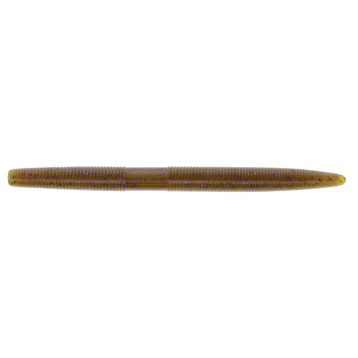 Yamamoto Senko 7in green pumpkin with purple copper flakes, ideal for offshore rigs