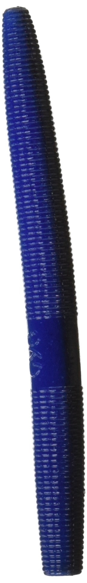 Yamamoto Senko Worm 4in blue-black laminate, versatile bass lure for multiple techniques.