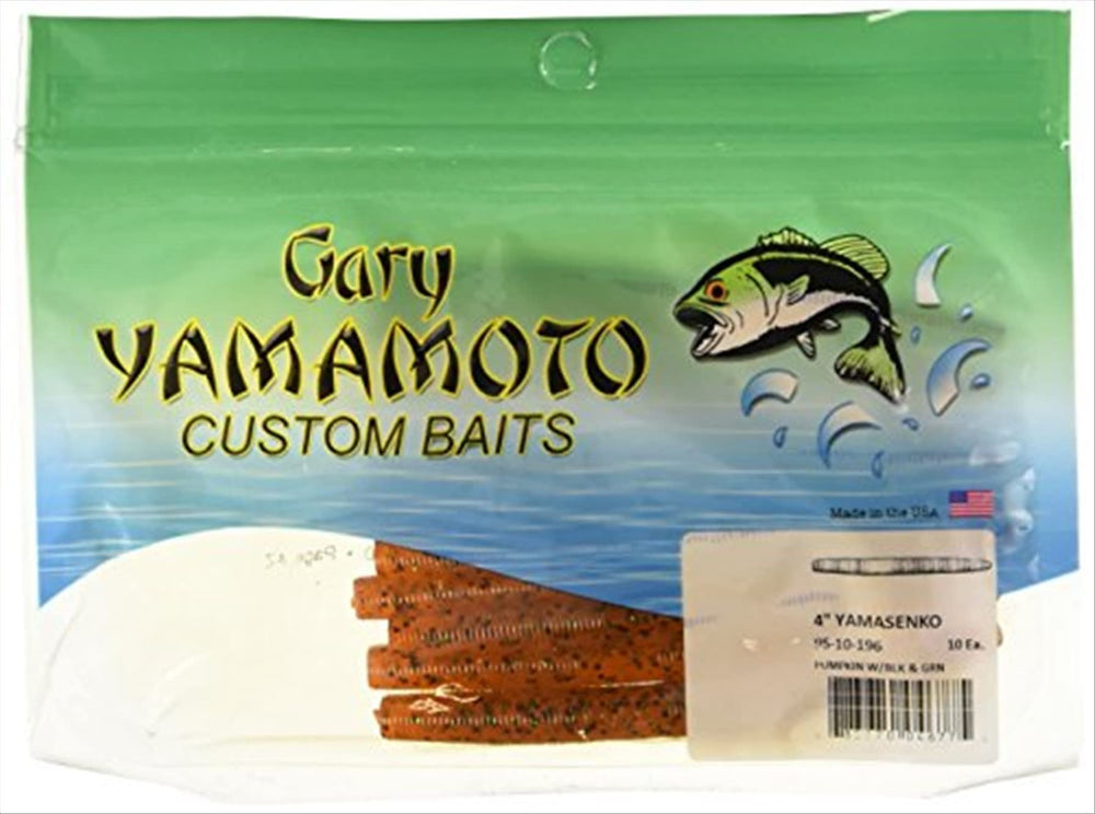 Yamamoto Slim Senko Worm 3-inch in pumpkin orange boosts versatile fishing action