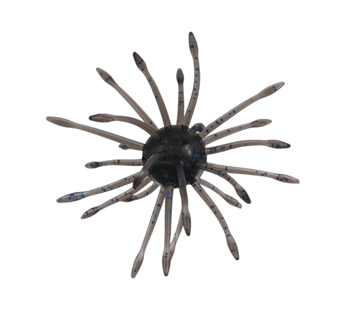 Yamamoto UNI lure, black with blue flakes, ideal for finesse bass bites
