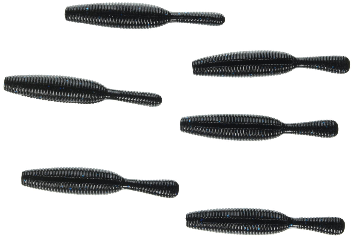 Yamamoto Yamatanuki 4.25-inch lure with black body and blue flakes for versatile casting