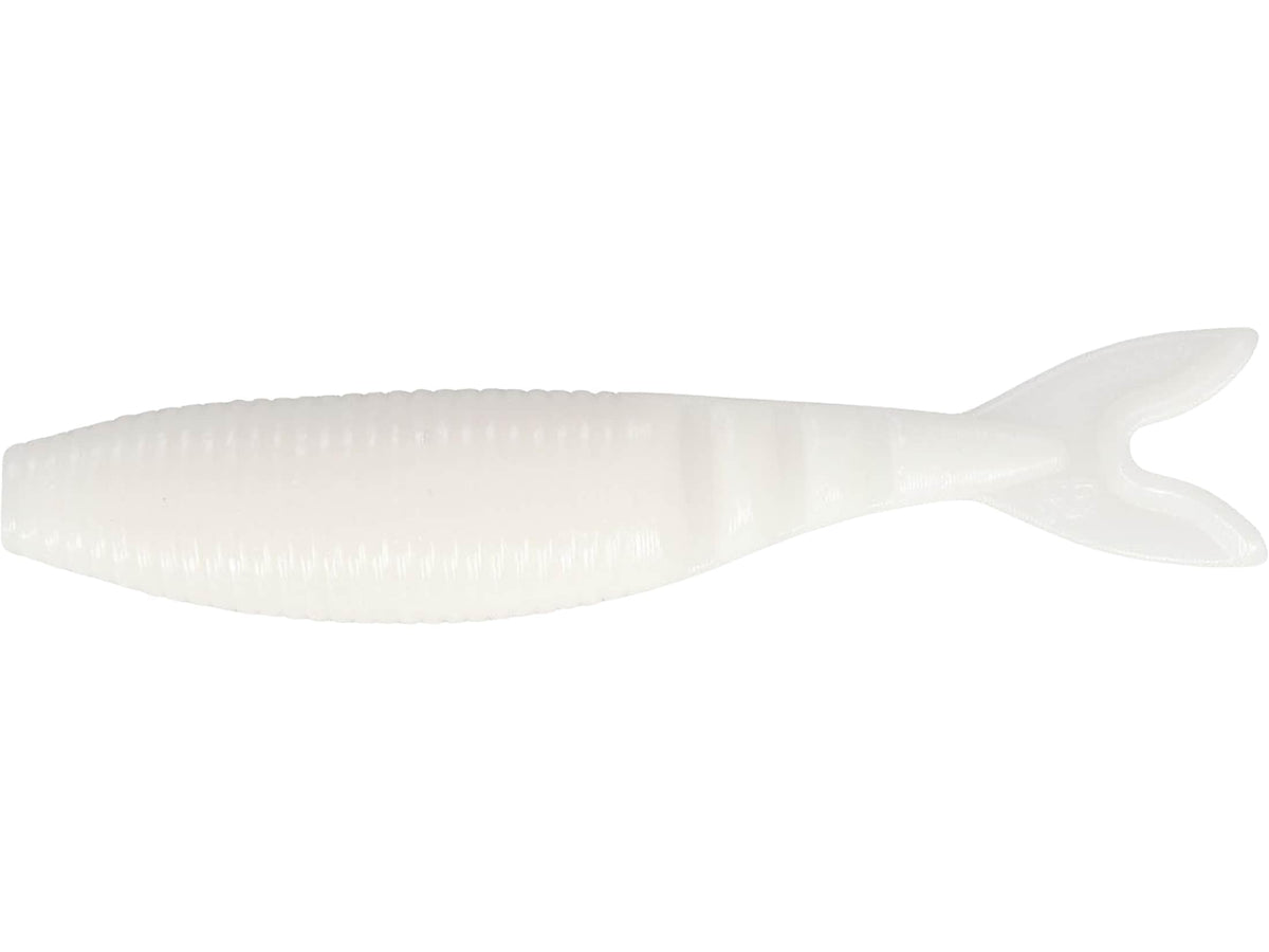 Yamamoto Zako Slim cream white shot highlights compact finesse profile for bass fishing