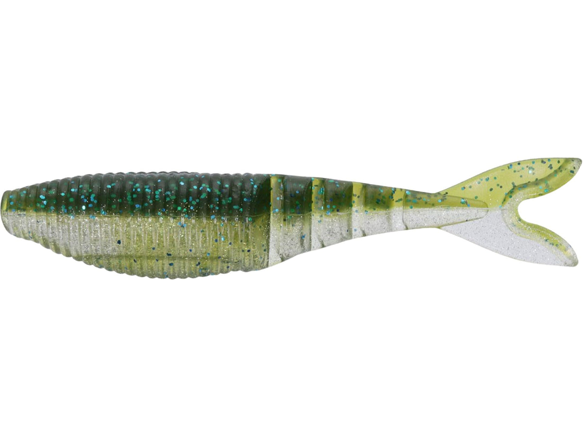 Yamamoto ZAKO Smallmouth Magic 4 inch 6-pack trailer for finesse jig setups.