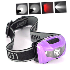 Yardenfun waterproof headlamp front view with 120 lumens for clear night visibility.