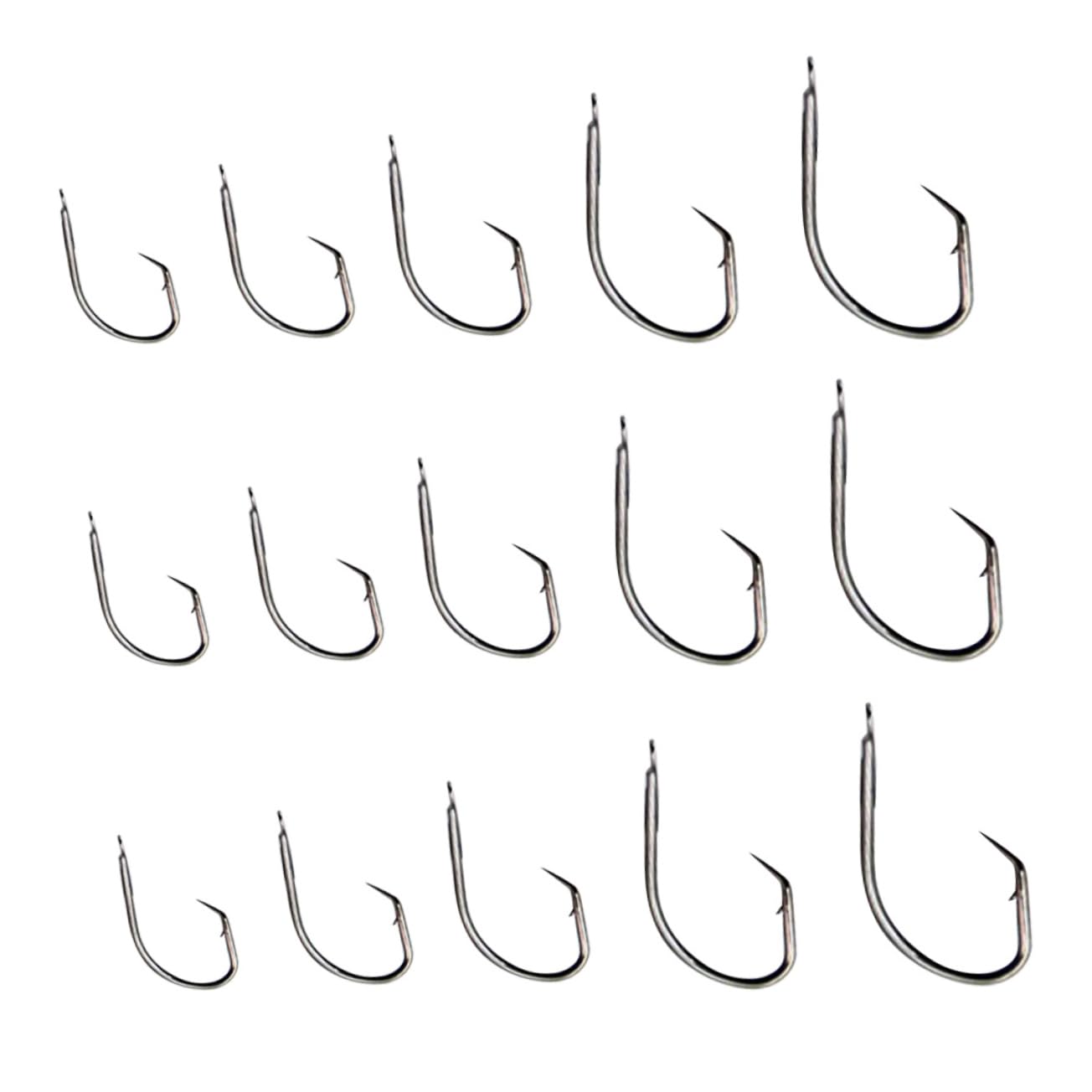 Yardwe 150pcs turtle fishing hooks ideal for pond and lake outings.