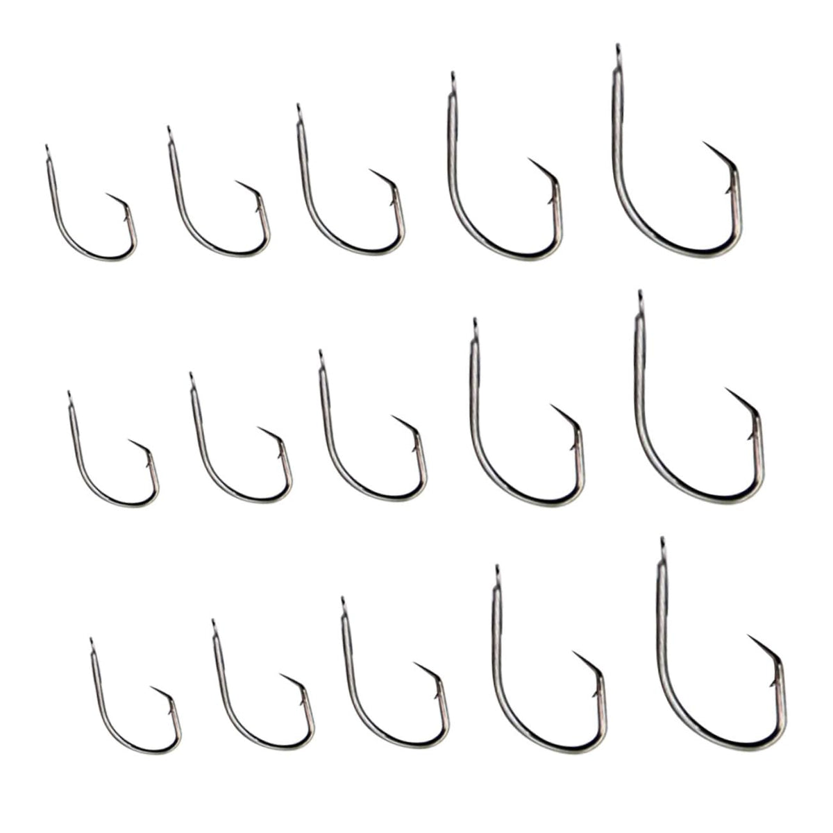 Yardwe 150pcs turtle fishing hooks ideal for pond and lake outings.